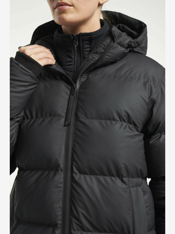Tenson Ženski zimski plašč za življenjski slog Tenson Chimi Coat W Black