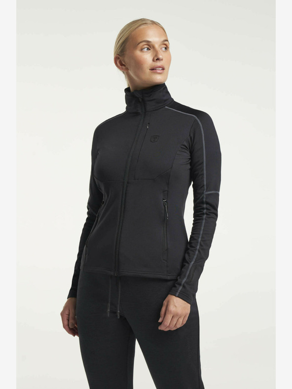 Tenson Ženska funkcionalna jopa Tenson Txlite s polnim zadrganjem W črna