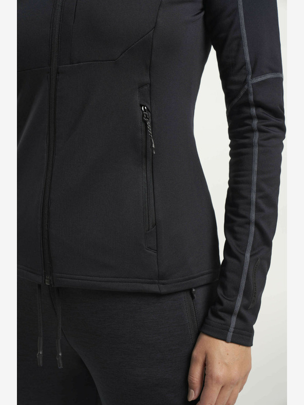 Tenson Ženska funkcionalna jopa Tenson Txlite s polnim zadrganjem W črna