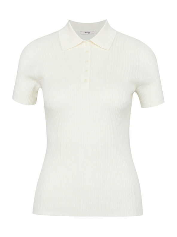 Orsay Bela ženska majica s kratkimi rokavi ORSAY