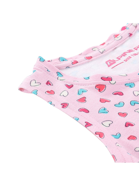 ALPINE PRO Otroška obleka ALPINE PRO BONBO roževinasti žličar