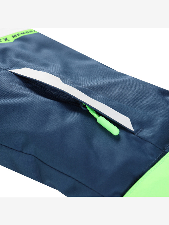 ALPINE PRO Otroška smučarska jakna z membrano ptx snow ALPINE PRO DEARO neonsko zelena gekon