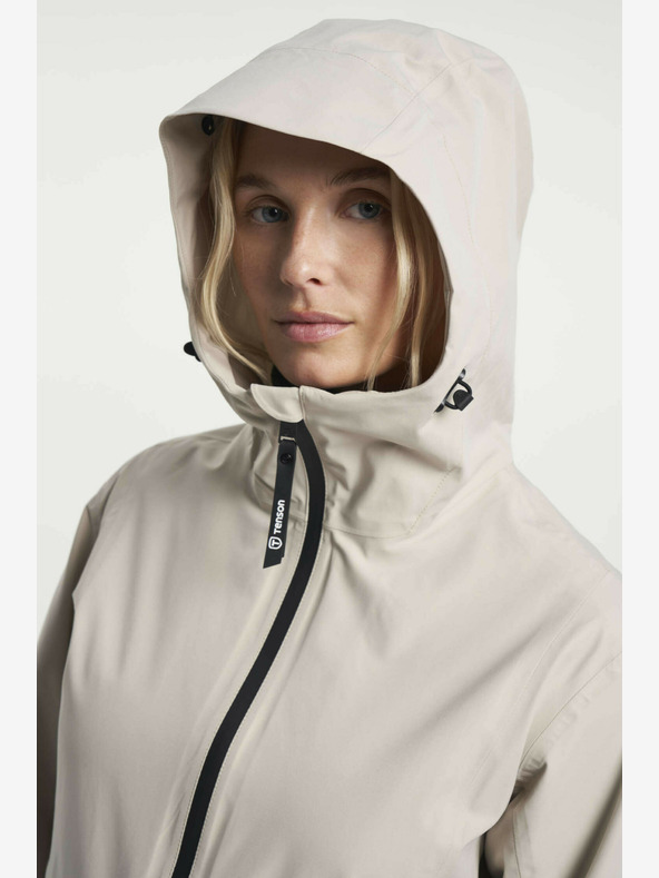 Tenson TENSON Ženska maksi parka za življenjski slog W svetlo bež