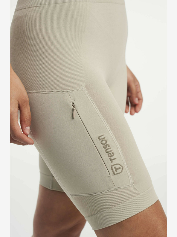 Tenson TENSON Ženske brezšivne funkcionalne kratke hlače W Beige
