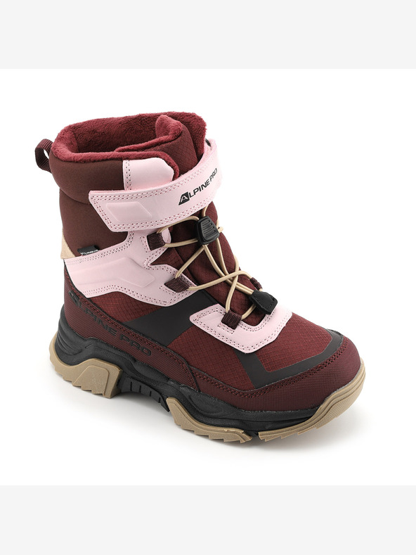 ALPINE PRO Otroški zimski čevlji z membrano ptx ALPINE PRO NERO