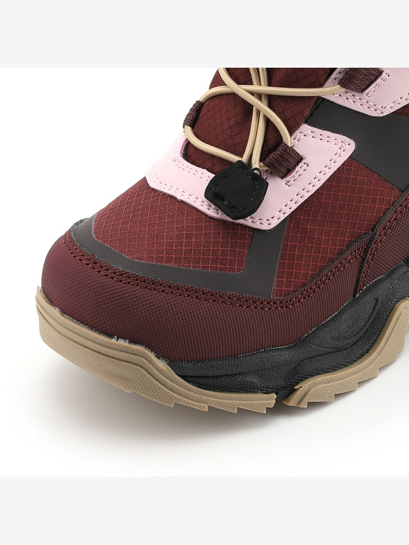 ALPINE PRO Otroški zimski čevlji z membrano ptx ALPINE PRO NERO