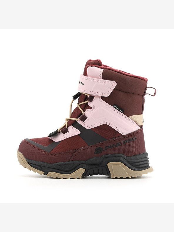 ALPINE PRO Otroški zimski čevlji z membrano ptx ALPINE PRO NERO