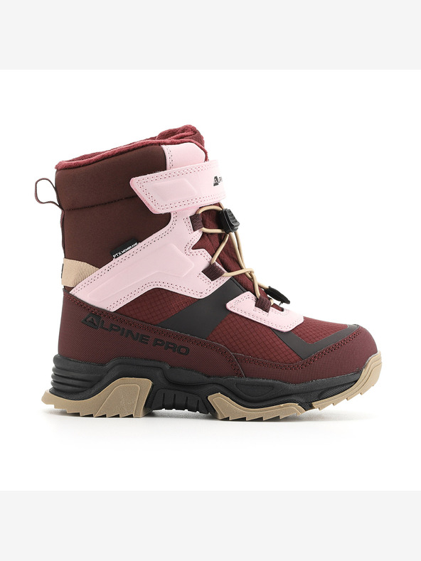 ALPINE PRO Otroški zimski čevlji z membrano ptx ALPINE PRO NERO