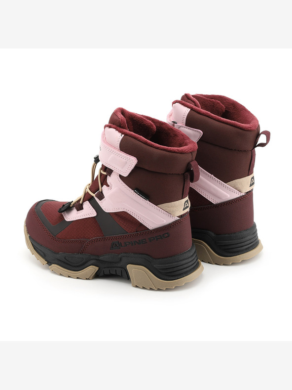 ALPINE PRO Otroški zimski čevlji z membrano ptx ALPINE PRO NERO