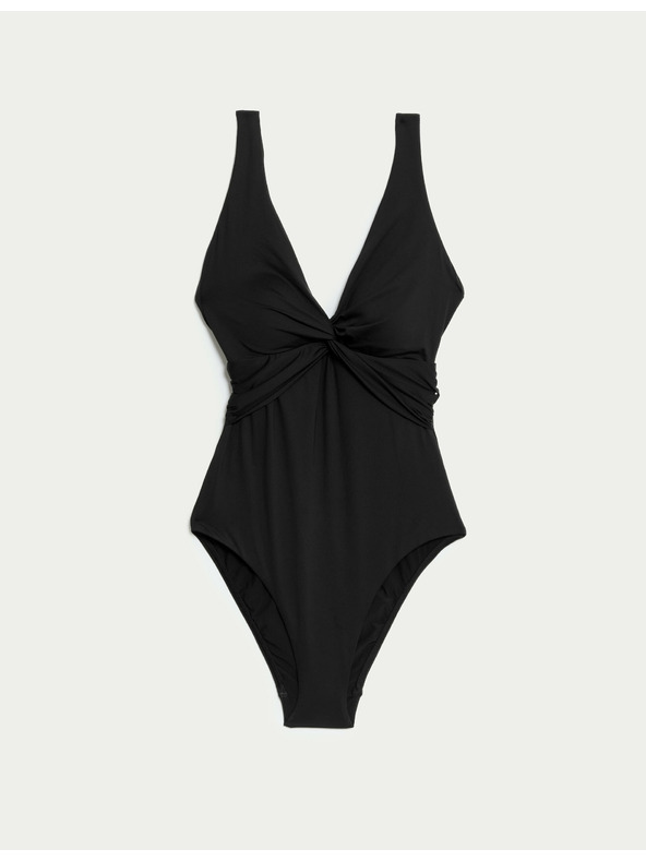 Marks & Spencer Kopalke z izrezom za oblikovanje trebuha Marks & Spencer črne