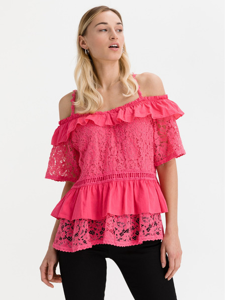 Guess Roza bluza Guess New Olimpia