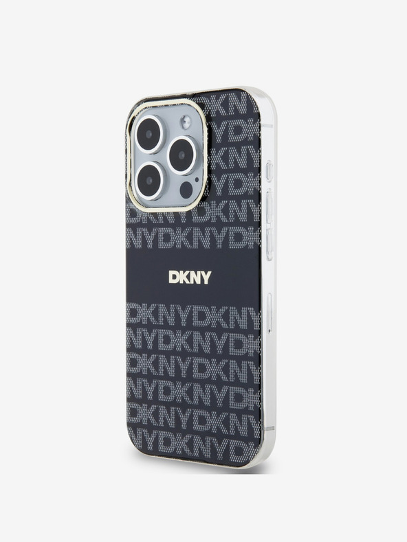 DKNY PC/TPU Repeat Pattern Tonal Stripe Magsafe Back Cover za iPhone 14 Pro Max Black DKNY