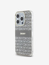 DKNY PC/TPU Repeat Pattern Tonal Stripe Magsafe Back Cover za iPhone 13 Pro Max Beige DKNY