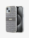 DKNY PC/TPU Repeat Pattern Tonal Stripe Magsafe Back Cover za iPhone 14 Beige DKNY