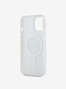 DKNY PC/TPU Repeat Pattern Tonal Stripe Magsafe Back Cover za iPhone 14 Beige DKNY