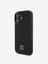 DKNY DKNY PU usnje z logotipom Magsafe hrbtni ovitek za iPhone 16 črn