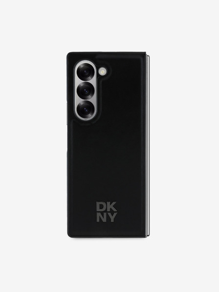 DKNY DKNY PU usnje z logotipom MagSafe za Samsung Galaxy Z Fold 6 Black Black