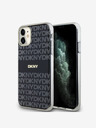 DKNY PC/TPU Repeat Pattern Tonal Stripe Magsafe Back Cover za iPhone 11 Black DKNY