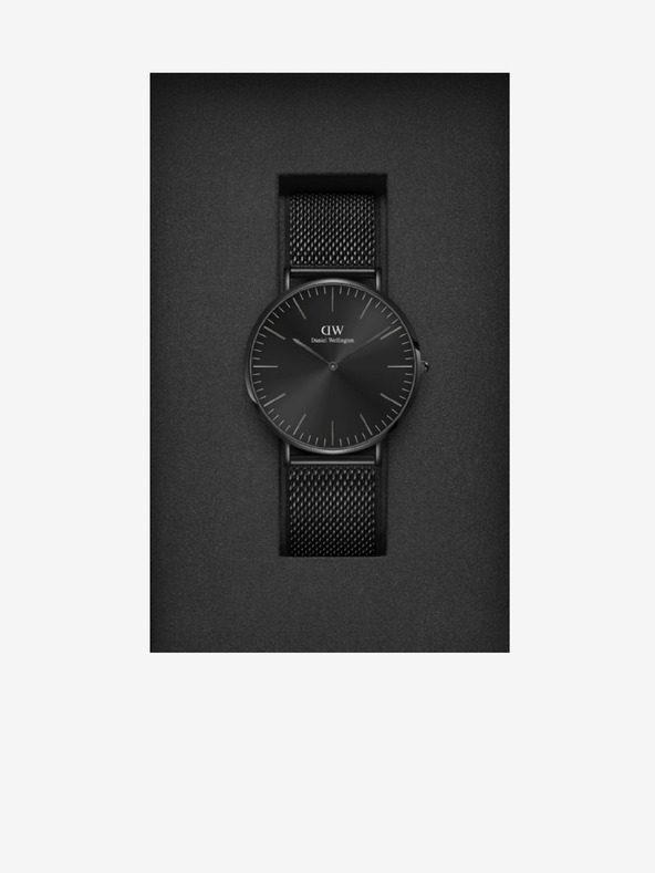Daniel Wellington Črna moška ura Daniel Wellington CLASSIC