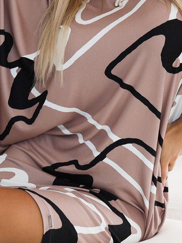 numoco Numoco Obleka z netopirskimi rokavi