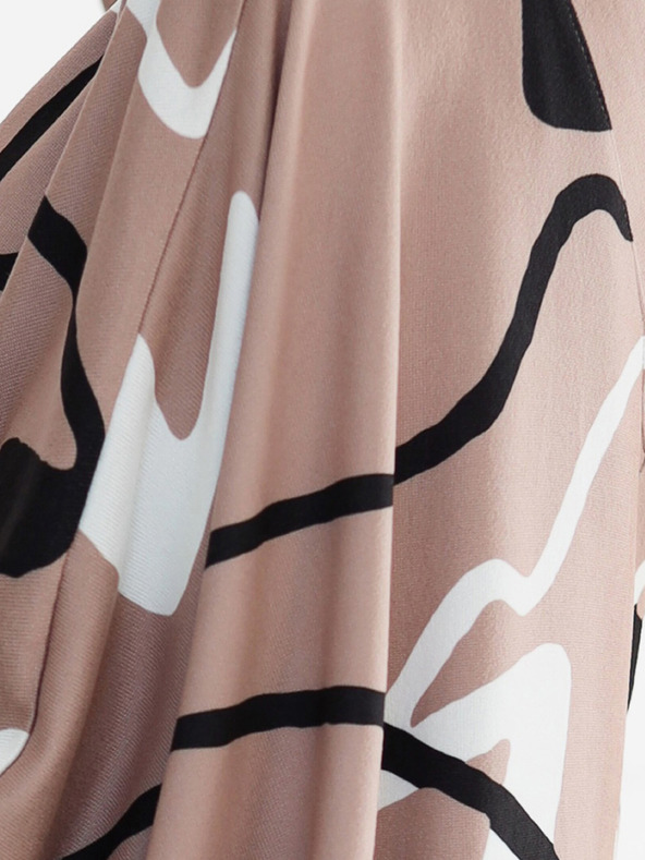 numoco Numoco Obleka z netopirskimi rokavi