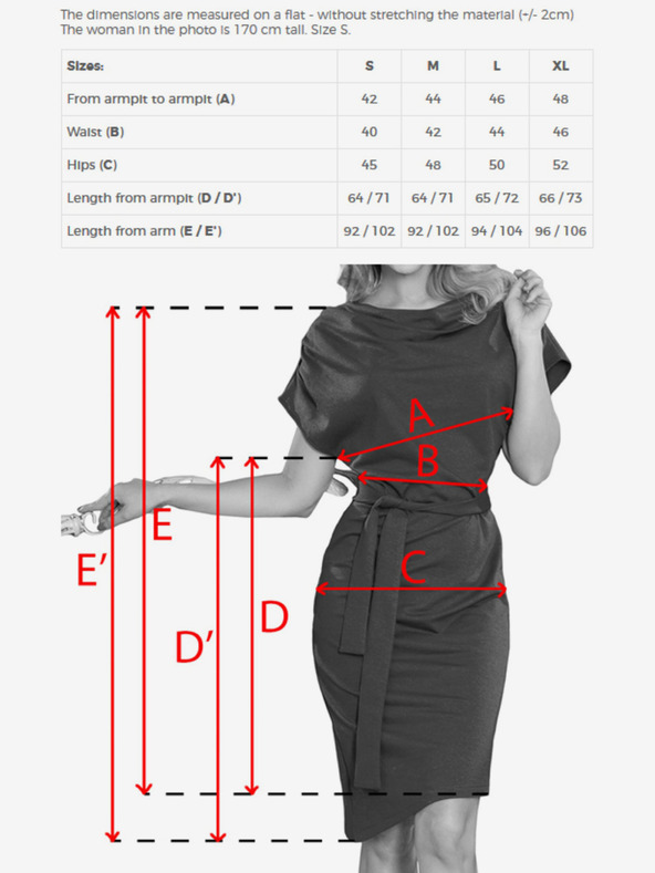 numoco Obleka z asimetričnim krilom in pasom - bordo Numoco ROXI