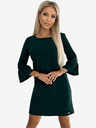 numoco Obleka s čipkastimi rokavi - temno zelena Numoco MARGARET