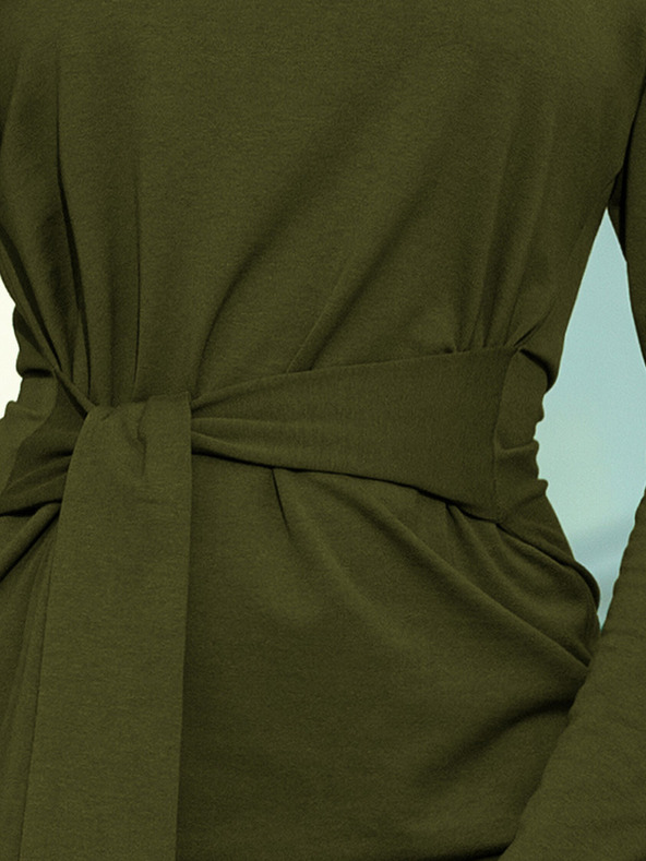 numoco Obleka s širokim pasom Numoco