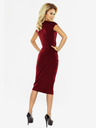 numoco Midi obleka SARA - bordo Numoco