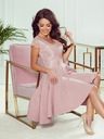 numoco Ekskluzivna obleka s čipko - roza Numoco PATRICIA