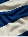 Marks & Spencer Črtast pulover iz zračne preje z vogalom Marks & Spencer modra