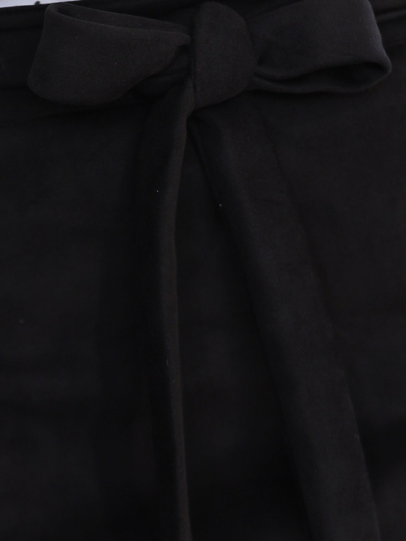 numoco Zamišasto krilo s kravato - črno Numoco