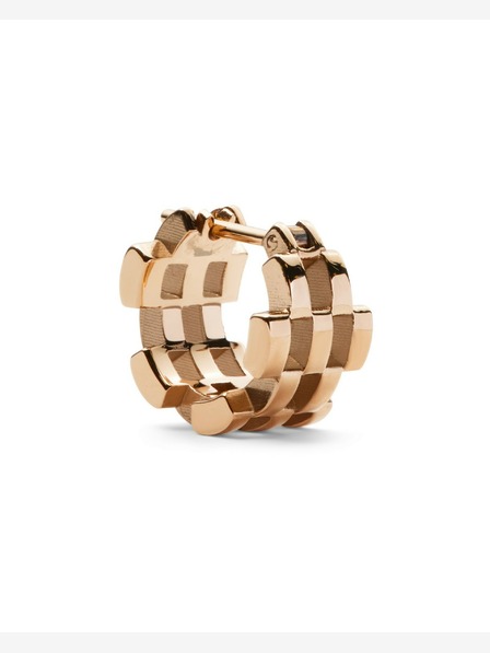 Daniel Wellington Ženski jekleni uhani Daniel Wellington z rožnatim zlatom 5-Link