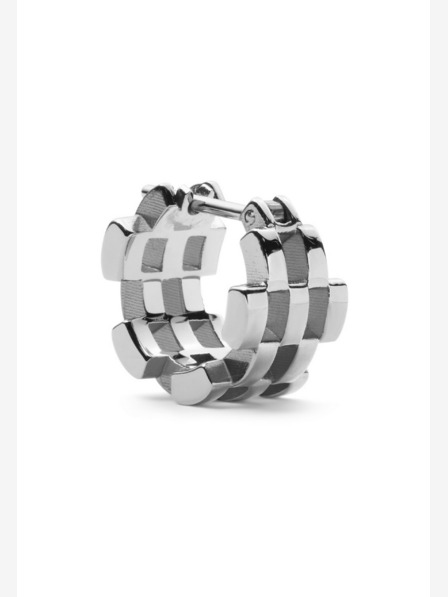 Daniel Wellington Ženski srebrni jekleni uhani Daniel Wellington 5-Link