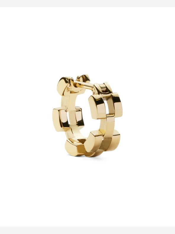 Daniel Wellington Ženski zlati jekleni uhani Daniel Wellington s tremi vezmi