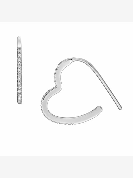 Fossil Ženski srebrni uhani Fossil JA7230040