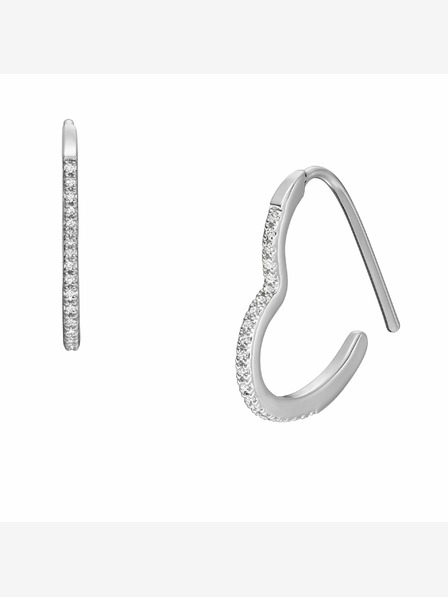 Fossil Ženski srebrni uhani Fossil JA7230040