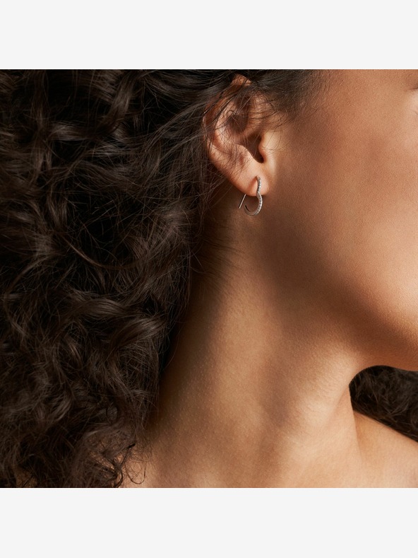 Fossil Ženski srebrni uhani Fossil JA7230040