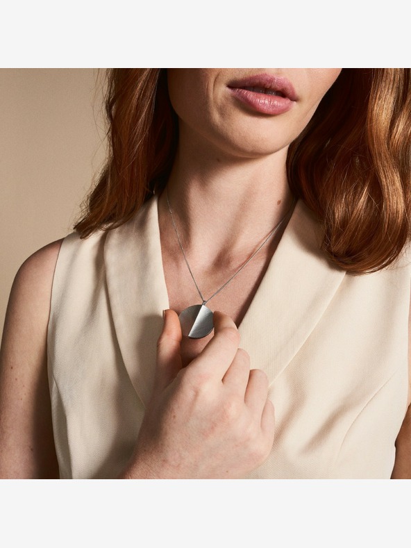 Fossil Ženska jeklena ogrlica Fossil JF04737040