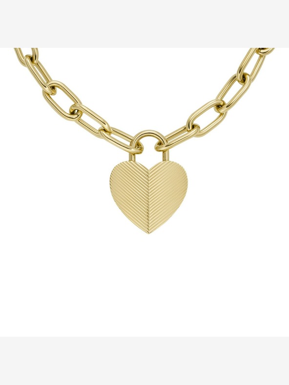 Fossil Ženska jeklena ogrlica Fossil JF04656710