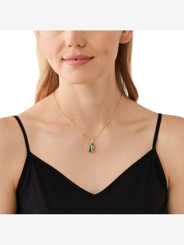 Michael Kors Ženska medeninasta ogrlica Michael Kors MKJ8274MC710