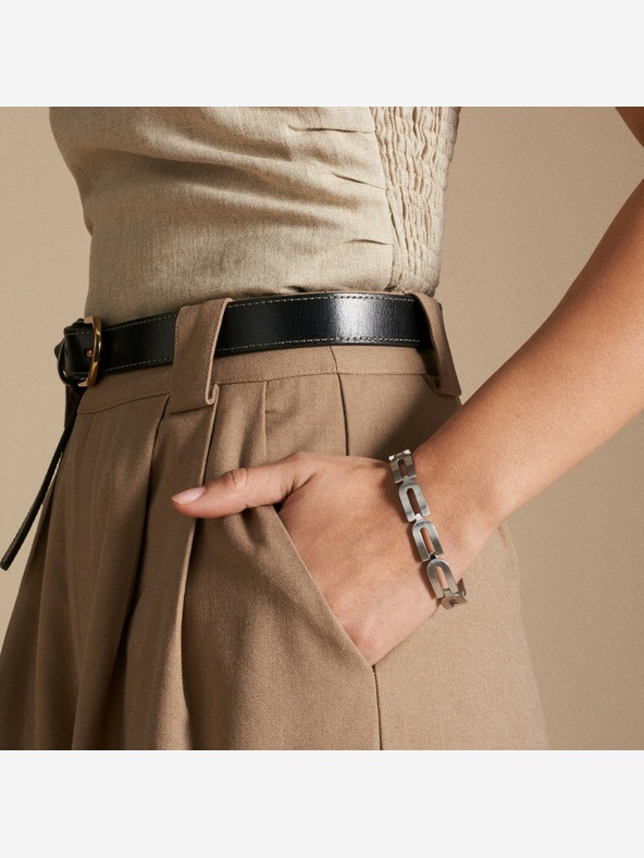 Fossil Unisex jeklena zapestnica Fossil DX1493040