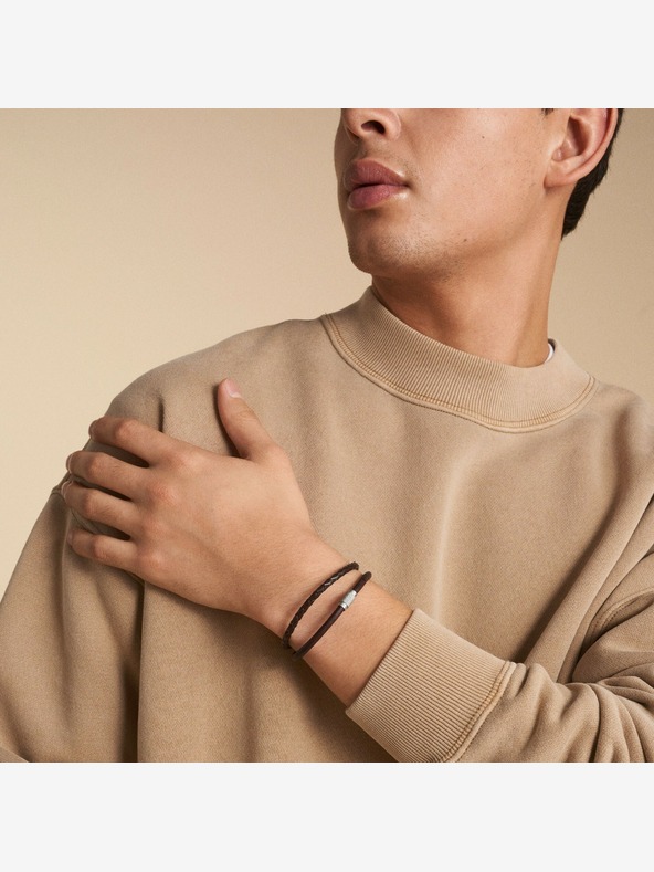 Fossil Moška jeklena zapestnica Fossil JF04702040