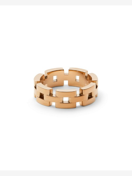 Daniel Wellington Daniel Wellington Jekleni prstan s tremi členki v rožnatem zlatu