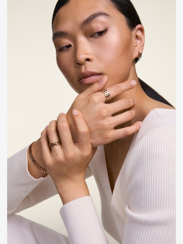 Daniel Wellington Daniel Wellington Rose Gold Steel 5-Link Ring