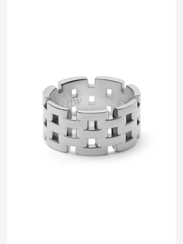 Daniel Wellington Daniel Wellington srebrni jekleni prstan s petimi členki