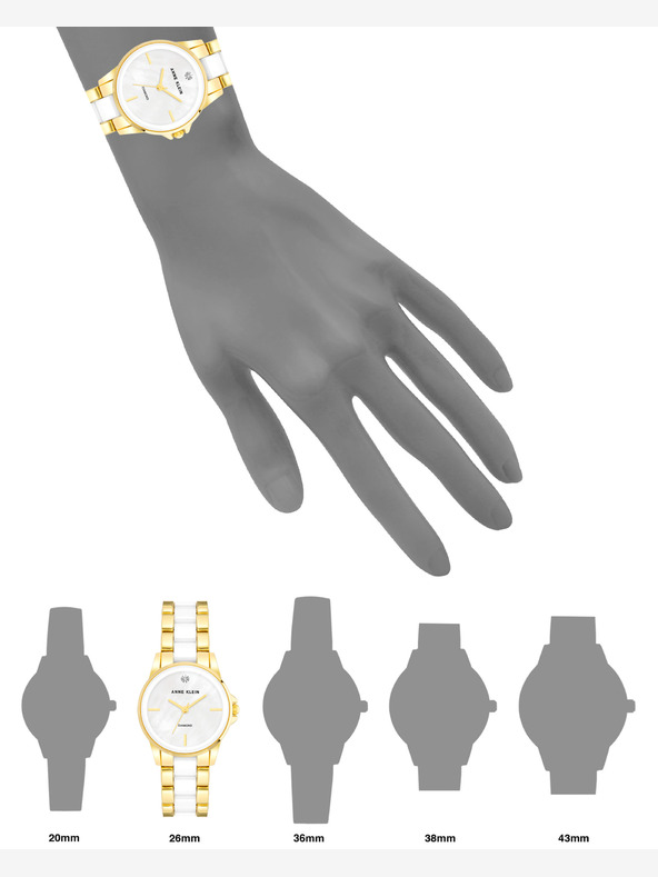 Anne Klein Anne Klein AK/ 4118WTGB Ženska okrogla ura