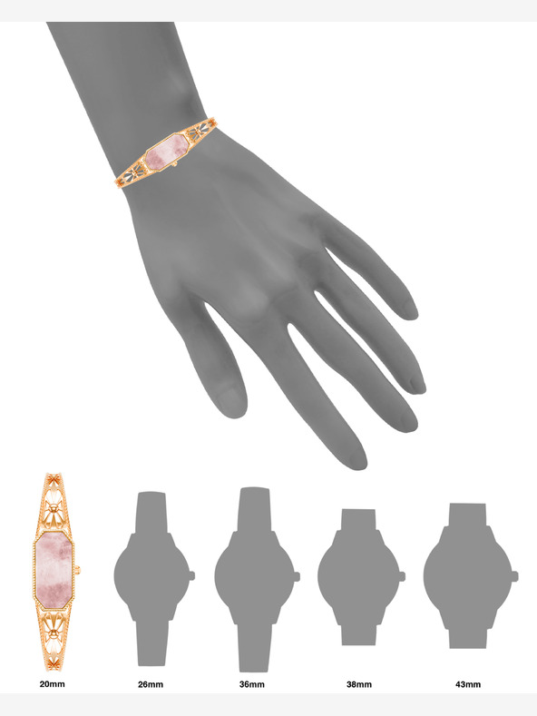 Anne Klein Anne Klein AK/ 4112RQRG ženska kvadratna ura