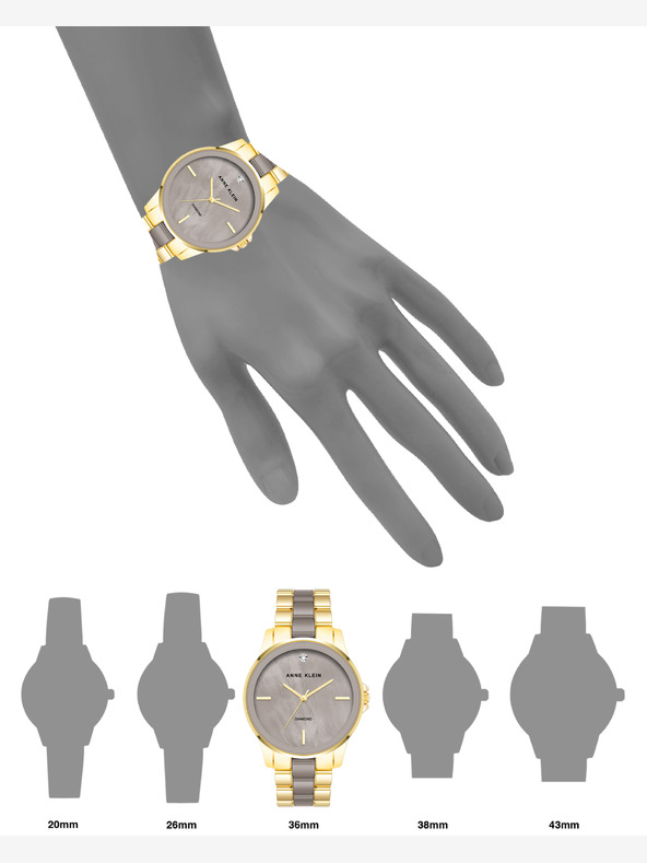 Anne Klein Anne Klein AK/ 4120TPGB ženska okrogla ura