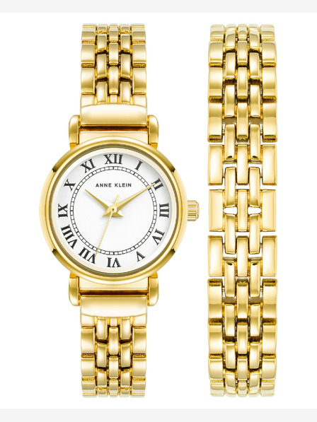 Anne Klein Anne Klein AK/ 4144GPST darilni komplet ženske ure in zapestnice